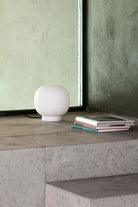 Faro Barcelona 28430-US Amelia Table Lamp in White