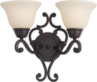 Maxim Lighting 12212FIOI Manor Lampe à 2 faisceaux Murale en bronze huilé