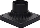 Maxim Lighting 2001BK Outdoor Essentials Outdoor Essentials Cast Pier Mount in Black