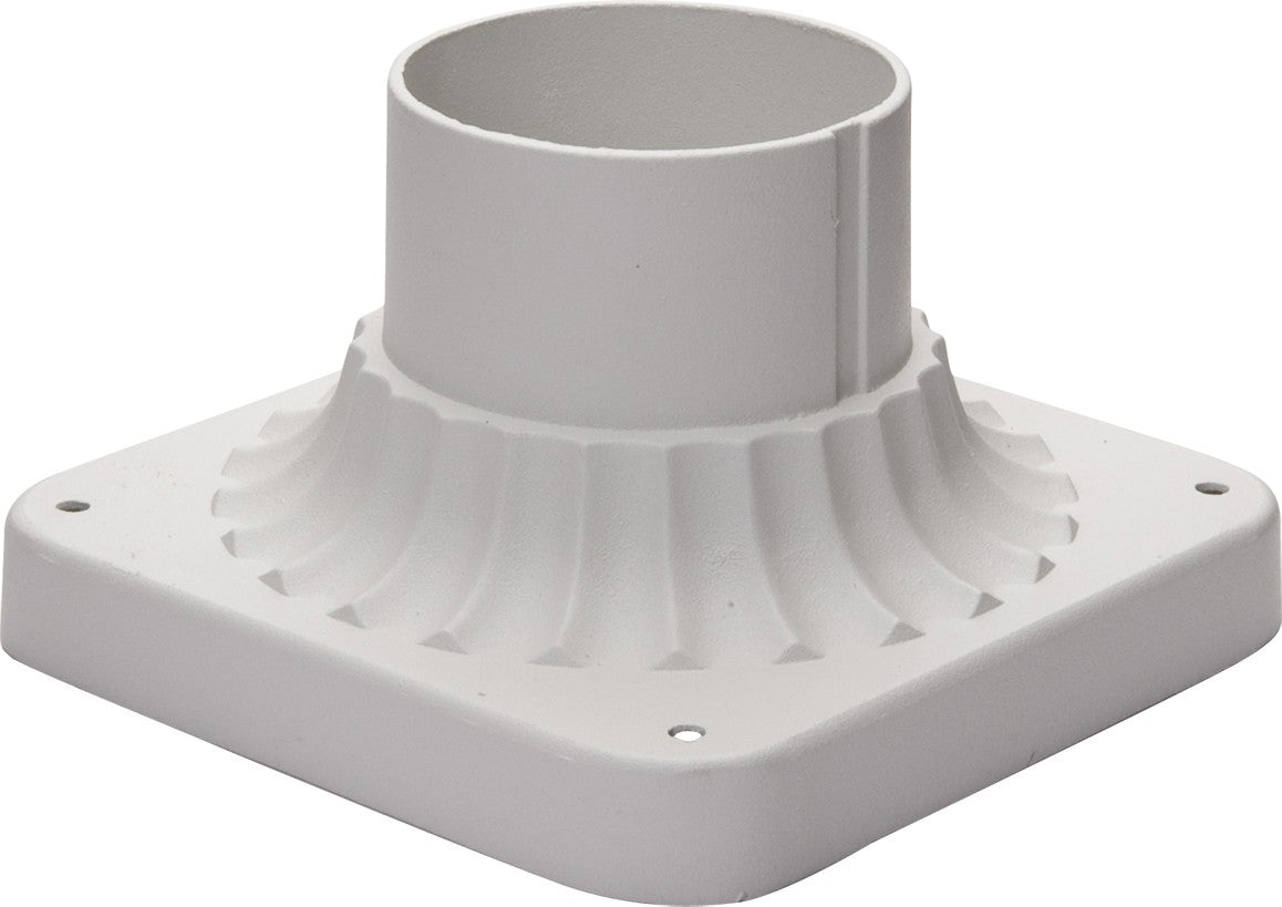 Éclairage extérieur Maxim Lighting 2001WT Outdoor Essentials, support mural moulé blanc
