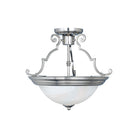 Éclairage Maxim 5843MRSN Essentials Semi Plafonnier en nickel satiné