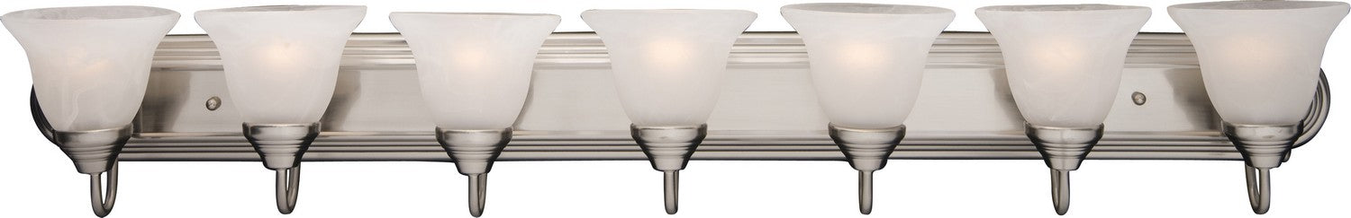Maxim Lighting 8016MRSN Essentials Bath Vanity in Satin Nickel