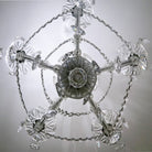 Crystorama - 4405-CH-CL-MWP - Mini lampe à six lumières Suspendu - Maria Theresa - Chrome poli