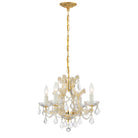 Crystorama - 4474-GD-CL-MWP - Four Light Mini Chandelier - Maria Theresa - Gold
