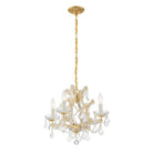 Crystorama - 4474-GD-CL-MWP - Mini lampe à quatre lumières Suspendu - Marie-Thérèse - Or