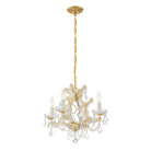 Crystorama - 4474-GD-CL-SAQ - Four Light Mini Chandelier - Maria Theresa - Gold