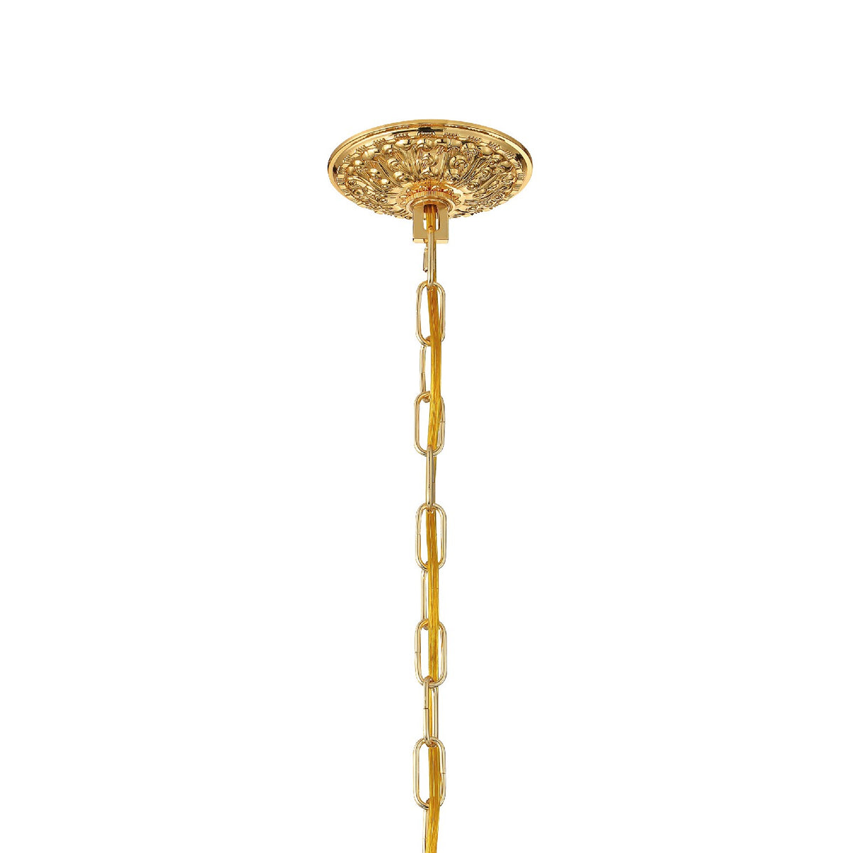 Crystorama - 4474-GD-CL-SAQ - Mini lampe à quatre lumières Suspendu - Marie-Thérèse - Or