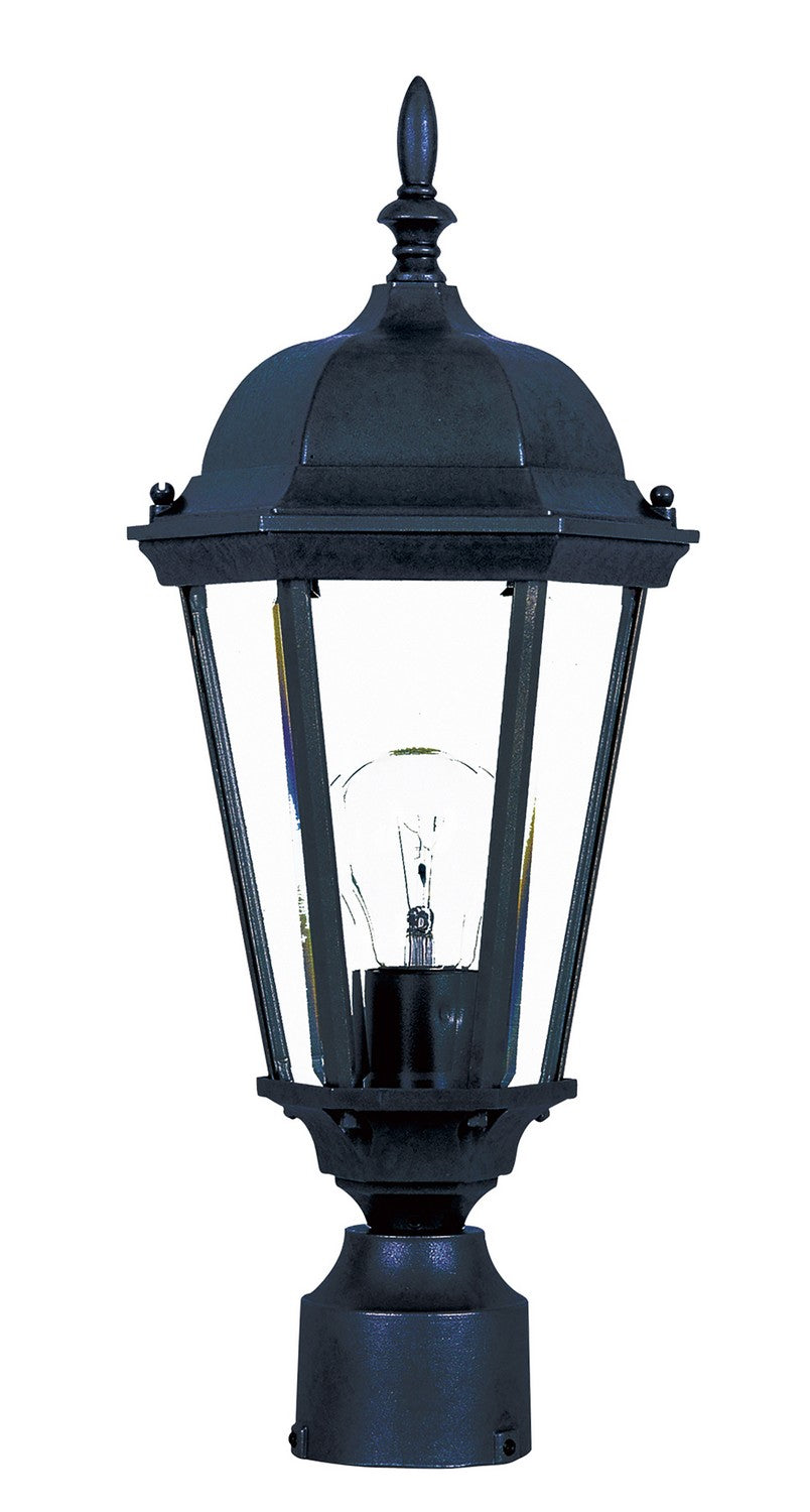 Lanterne sur poteau/poteau d'extérieur Maxim Lighting 1001BK Westlake, couleur noire