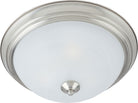 Éclairage Maxim 85841MRSN Plafonnier EE Plafonnier en nickel satiné