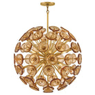 Fredrick Ramond FR46905UB-AM Globe Maya Suspension en laiton non verni