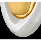 Applique murale Fredrick Ramond FR42900UB Astra LED en verre mercurisé et laiton non verni