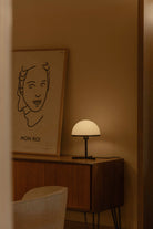 Faro Barcelona 29913-US Dome Table Lamp in Black