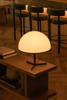 Faro Barcelona 29914-US Dome Table Lamp in Black