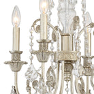 Crystorama - 5114-OS-CL-MWP - Mini lampe à quatre lumières Suspendu - Regis - Olde Silver