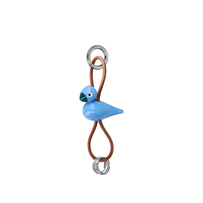 Kay Bojesen 39853 Breloque de sac oiseau en bleu