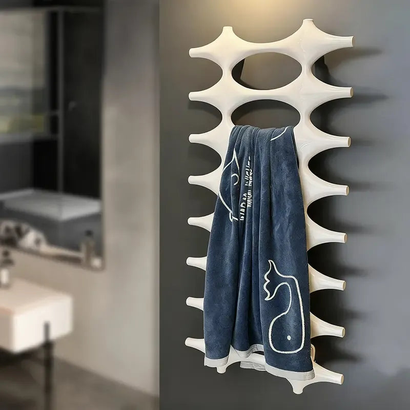 P&Bhusri K015-L-PWH-N K015 Towel Warmer in Porcelain White
