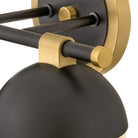 Meuble-lavabo Bowie 54562LCB-BK de Hinkley Lighting, en laiton laqué avec accents noirs