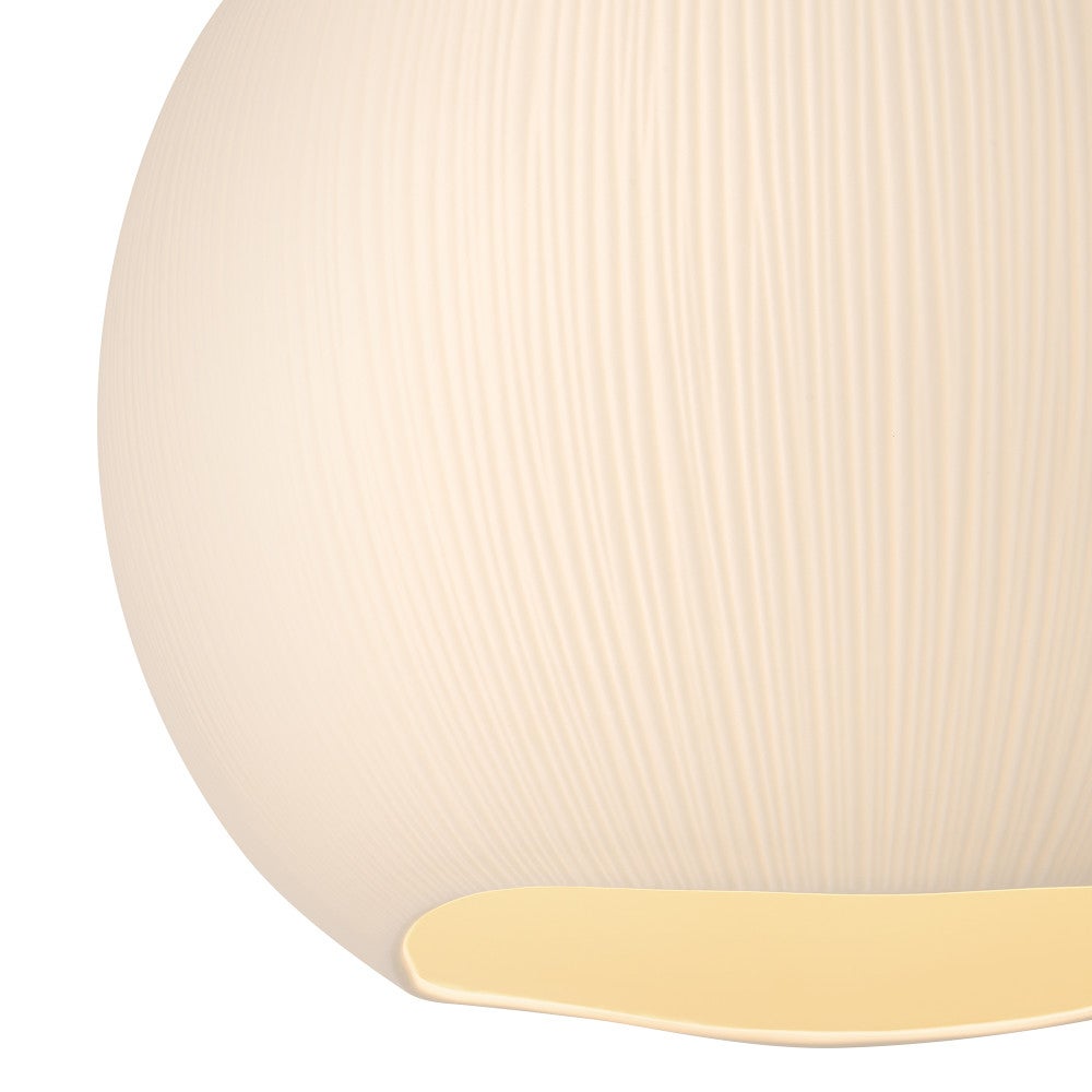 Fredrick Ramond FR47304UB Porcelaine d'Antibes Suspension en laiton non verni