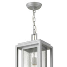 Hinkley Lighting 1006SI Republic Hanging Lantern in Satin Nickel