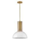 Fredrick Ramond FR41577LCB-LL Ombra LED Pendant in Lacquered Brass