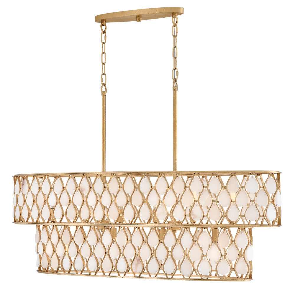 Fredrick Ramond FR41509PI Estie Alabaster Linéaire en Piastra Gold