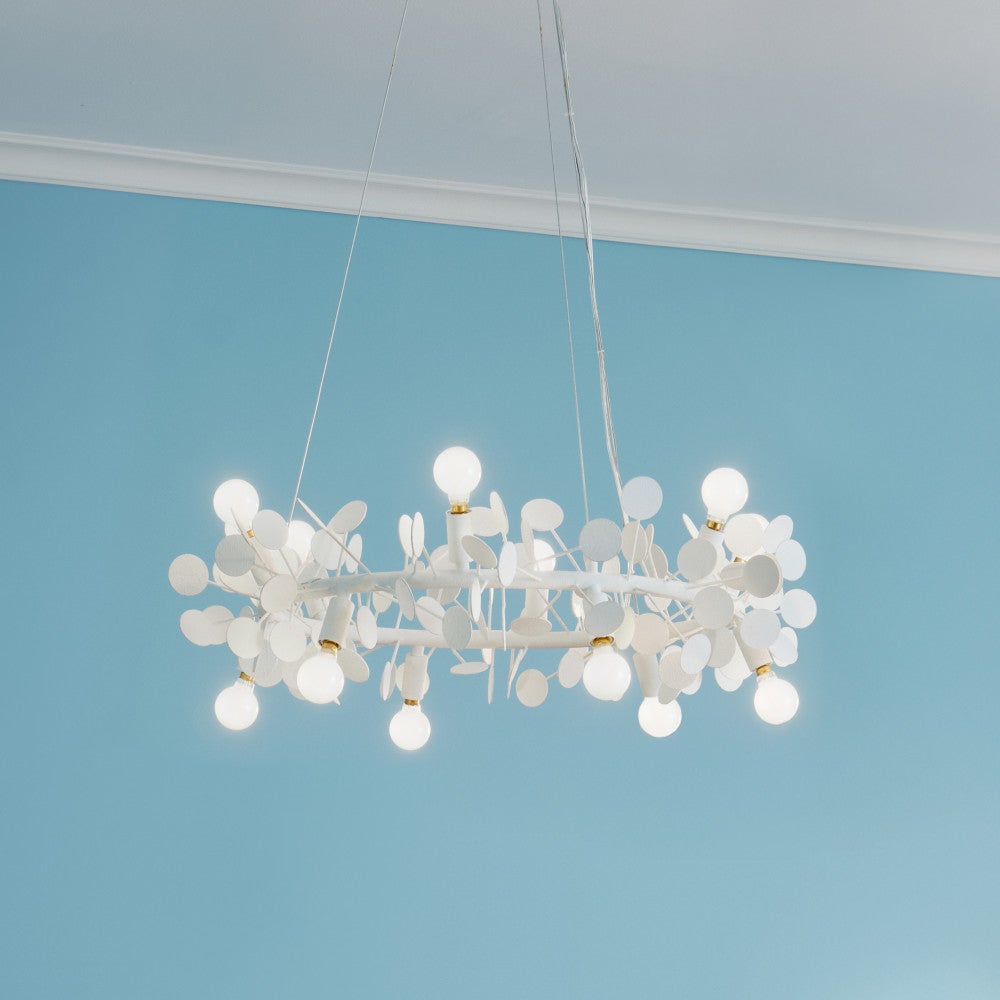 Lark 84406TXP Lolli Chandelier in Textured Plaster