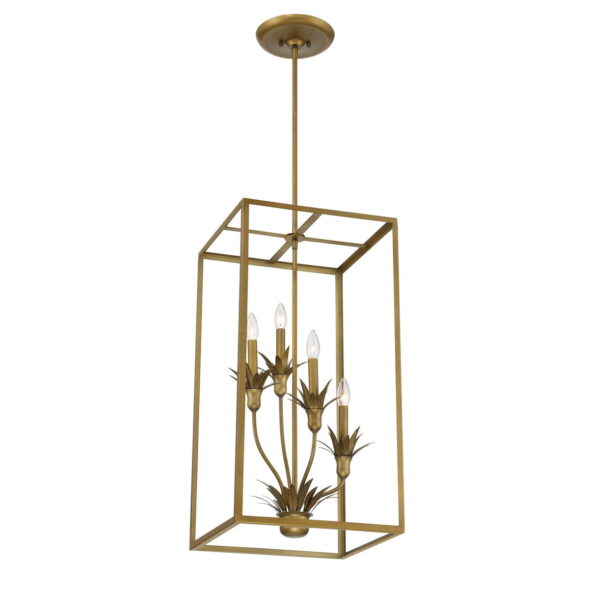 Savoy House 3-1261-4-339 Strathmore Pendant in Antique Patina