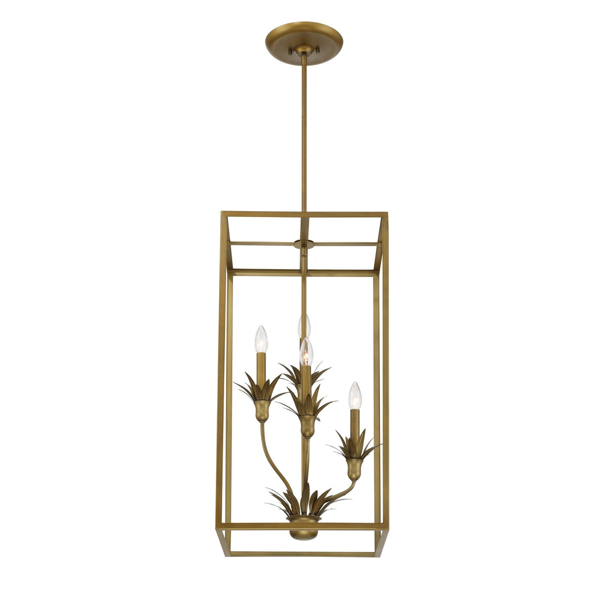 Savoy House 3-1261-4-339 Strathmore Pendant in Antique Patina
