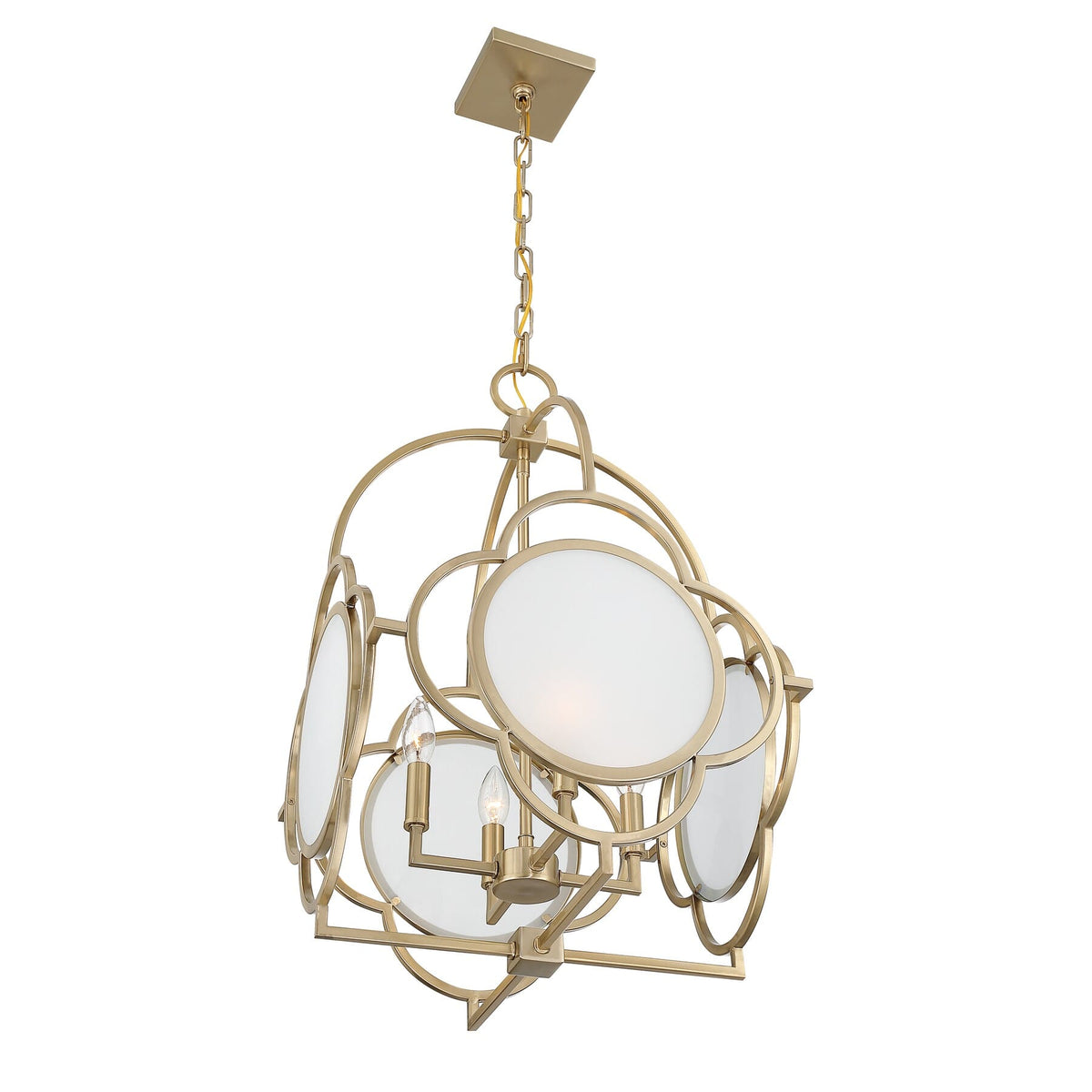 Savoy House 3-4699-4-127 Dame Suspension en laiton noble