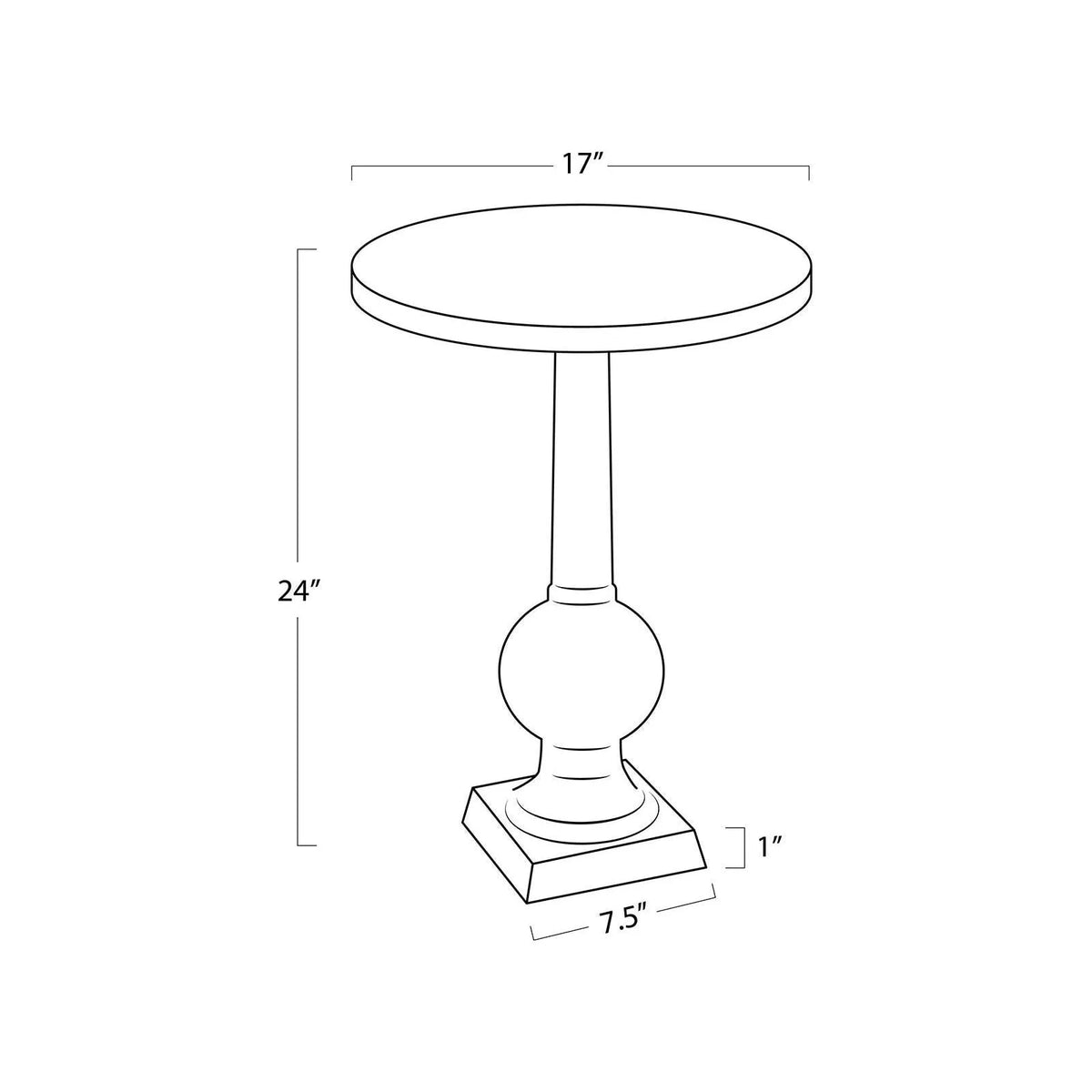 Table d'appoint Stowe