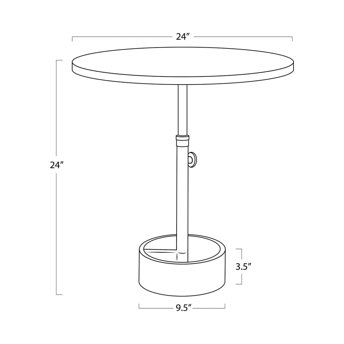 Myles Accent Table