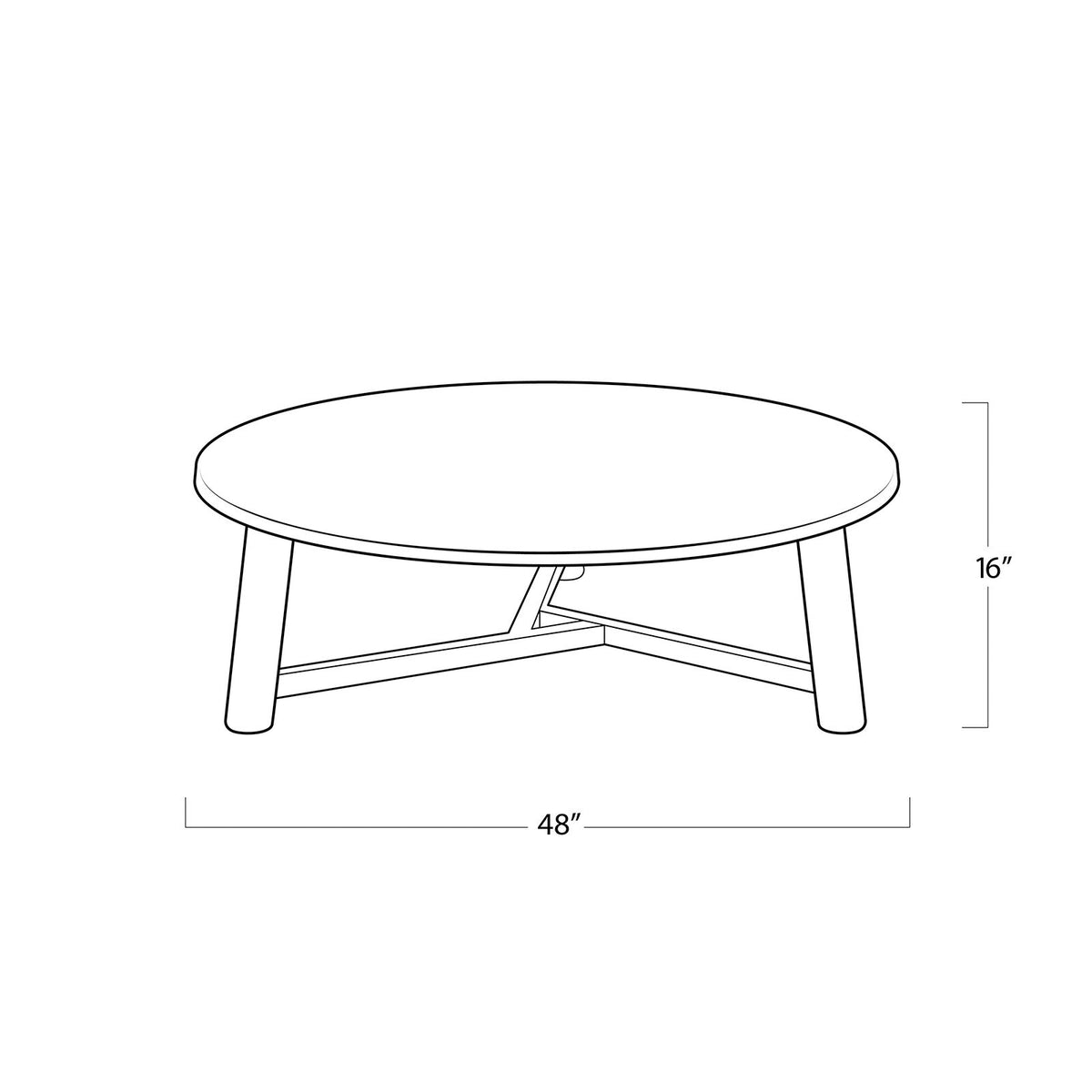 Sonoma Wood Coffee Table