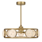 Savoy House 30-FD-435-322 Castra LED Ventilateur  D'Lier en laiton chaud