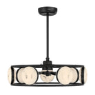 Savoy House 30-FD-435-89 Castra LED Ventilateur  D'Lier en noir mat