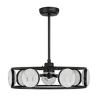 Savoy House 30-FD-435-89 Castra LED Ventilateur  D'Lier en noir mat