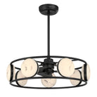 Savoy House 30-FD-435-89 Castra LED Ventilateur  D'Lier en noir mat