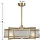 Savoy House 30-FD-495-127 Canterbury Fan D'Lier in Noble Brass
