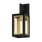 Maxim Lighting 30052CLBKGLD Neoclass One-Light Outdoor Sconce (30052) in Black / Gold