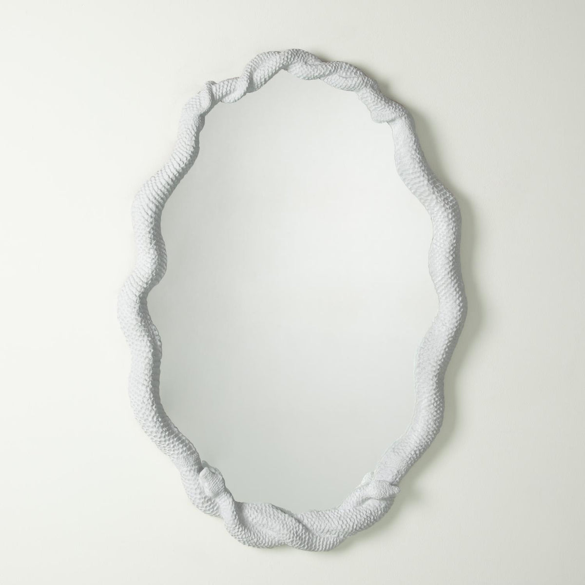 Miroir serpent entrelacé