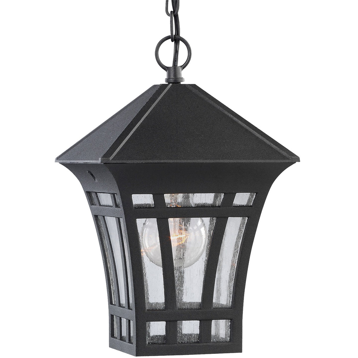Generation Lighting Canada - 60131-12 - One Light Outdoor Pendant - Herrington - Black