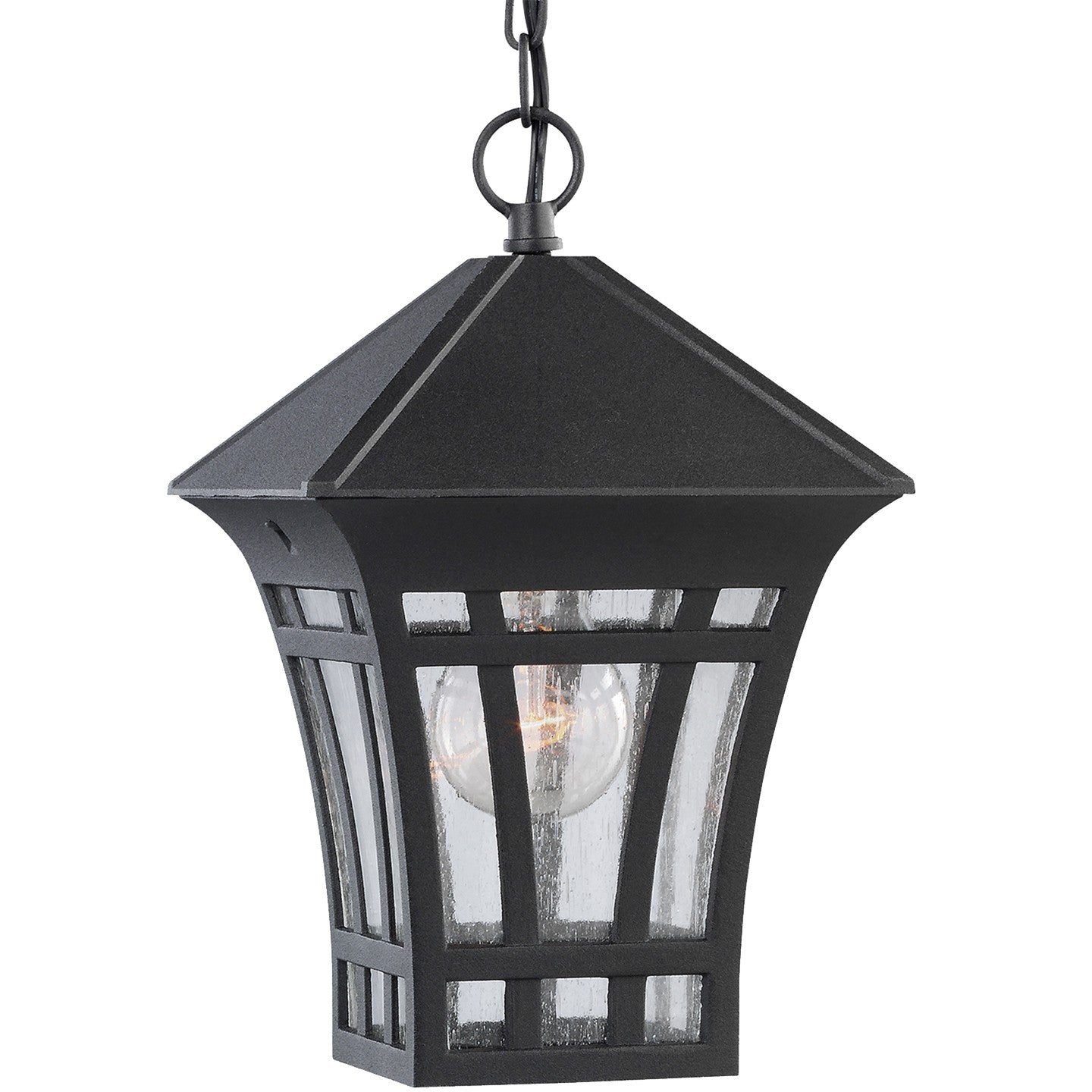 Generation Lighting Canada - 60131-12 - One Light Outdoor Pendant - Herrington - Black