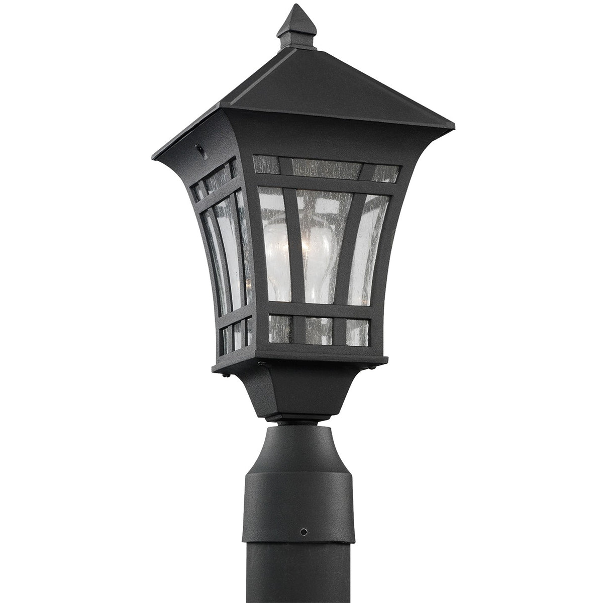 Generation Lighting Canada - 82131-12 - One Light Outdoor Post Lantern - Herrington - Black