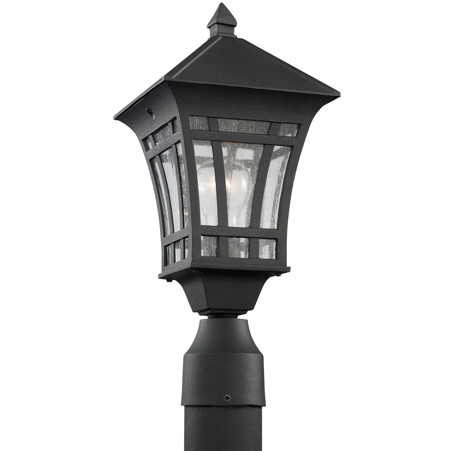 Generation Lighting Canada - 82131-12 - One Light Outdoor Post Lantern - Herrington - Black