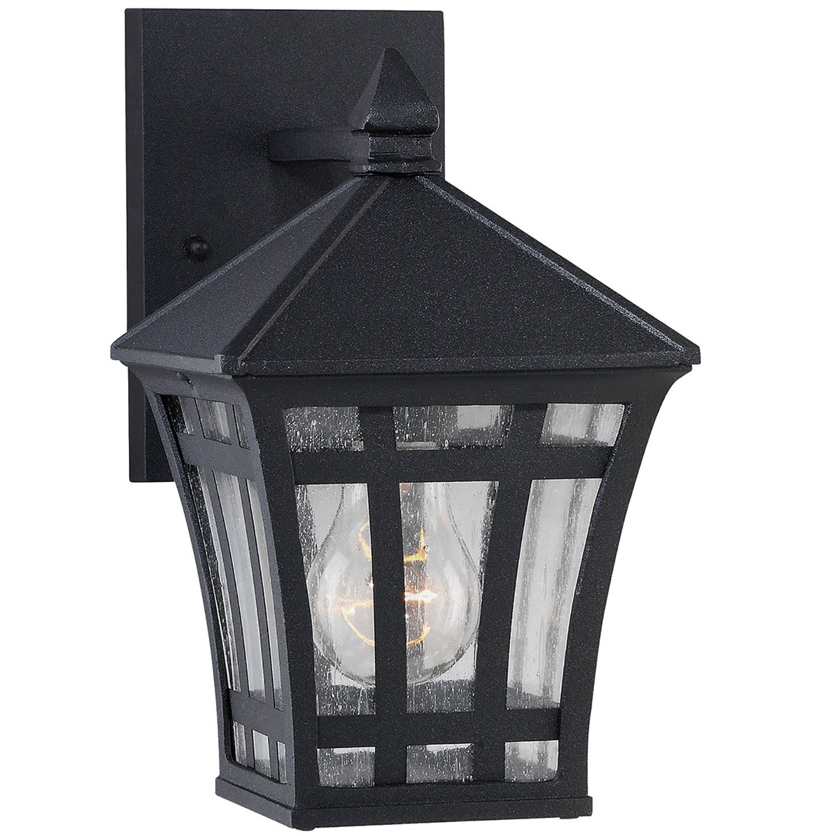 Generation Lighting Canada - 88131-12 - One Light Outdoor Wall Lantern - Herrington - Black