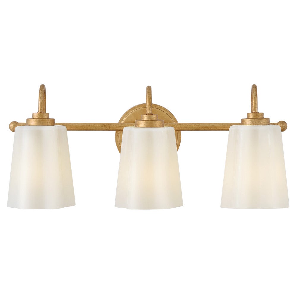 Lark 85413DA Honey Vanity in Distressed Brass