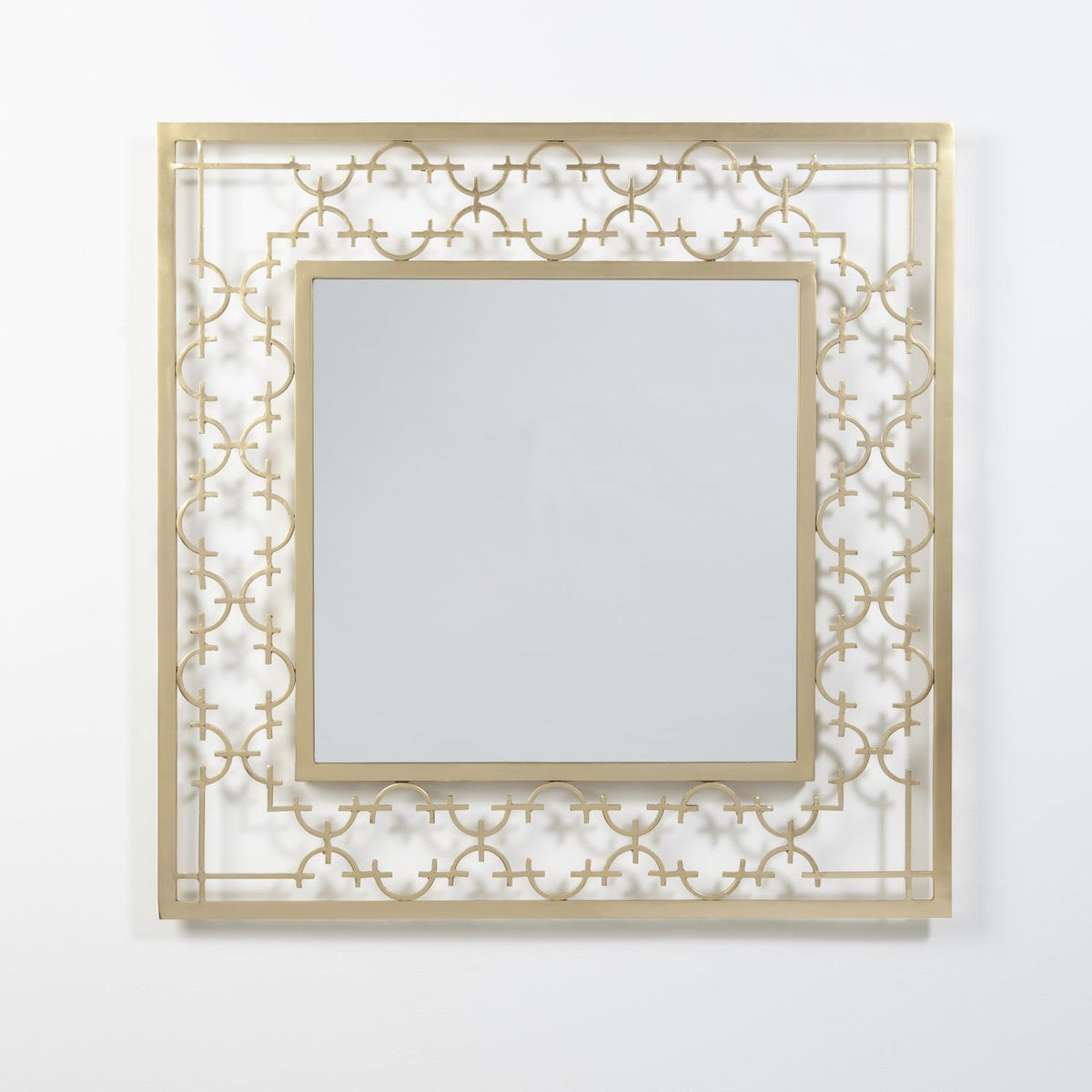 Miroir à frettes en C