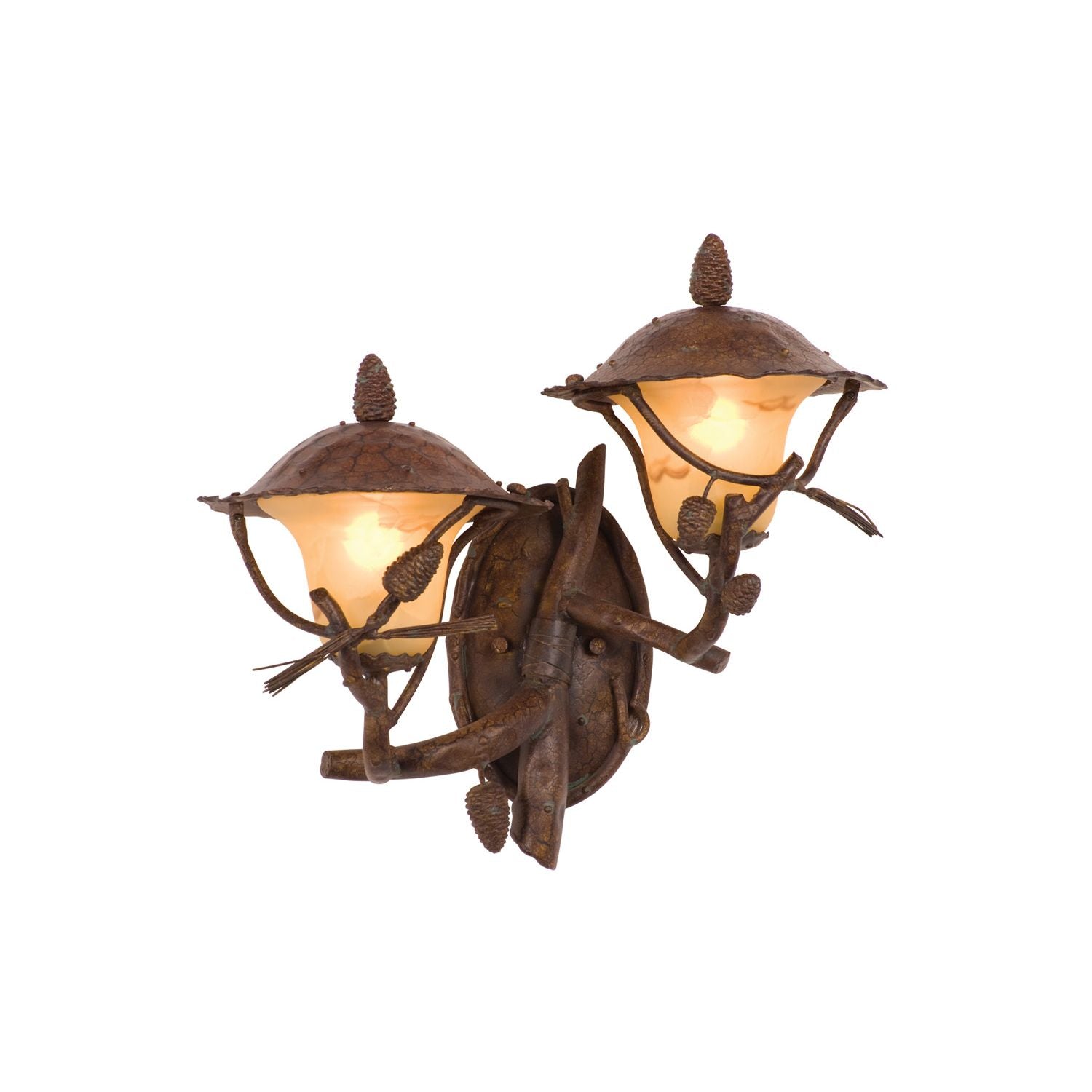 Kalco - 9163PD - Two Light Outdoor Wall Bracket - Ponderosa Outdoor - Ponderosa