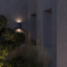 Hinkley Lighting 13595BK-LL Silo LED Up/Down Wall Mount Lantern in Black