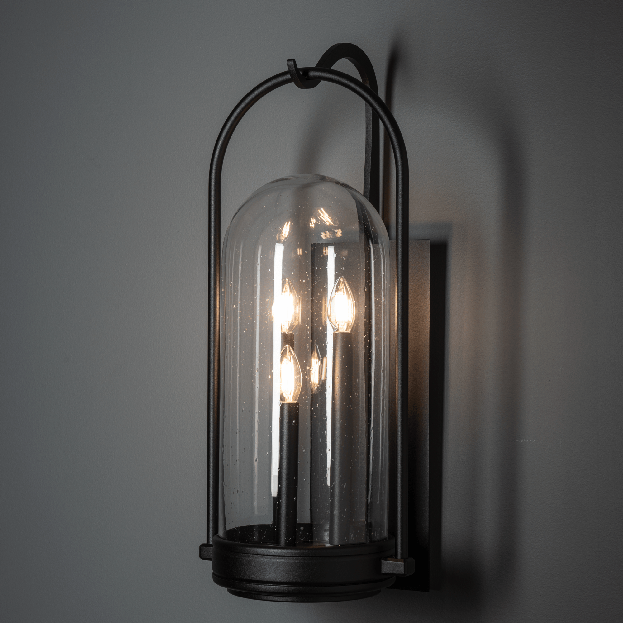 Hubbardton Forge - 365213-SKT-75-II0826 - Four Light Outdoor Lantern - Davis - Coastal Bronze