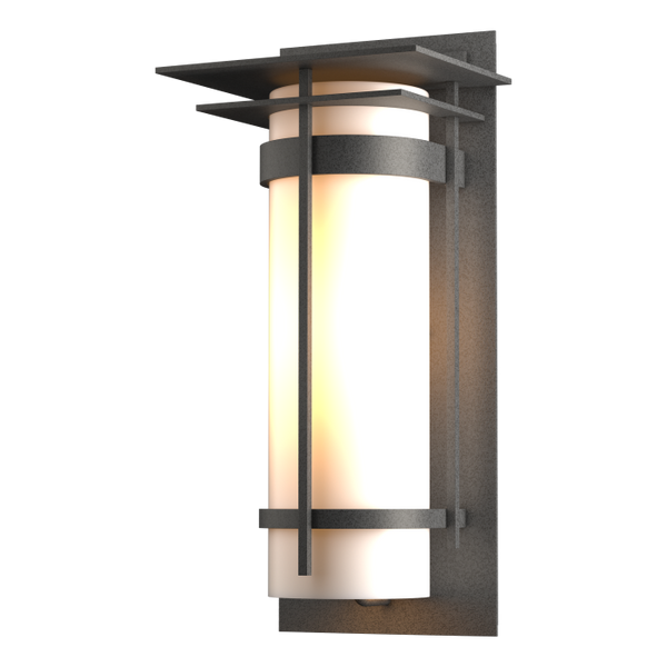 Banded with Top Plate Large Outdoor Sconce